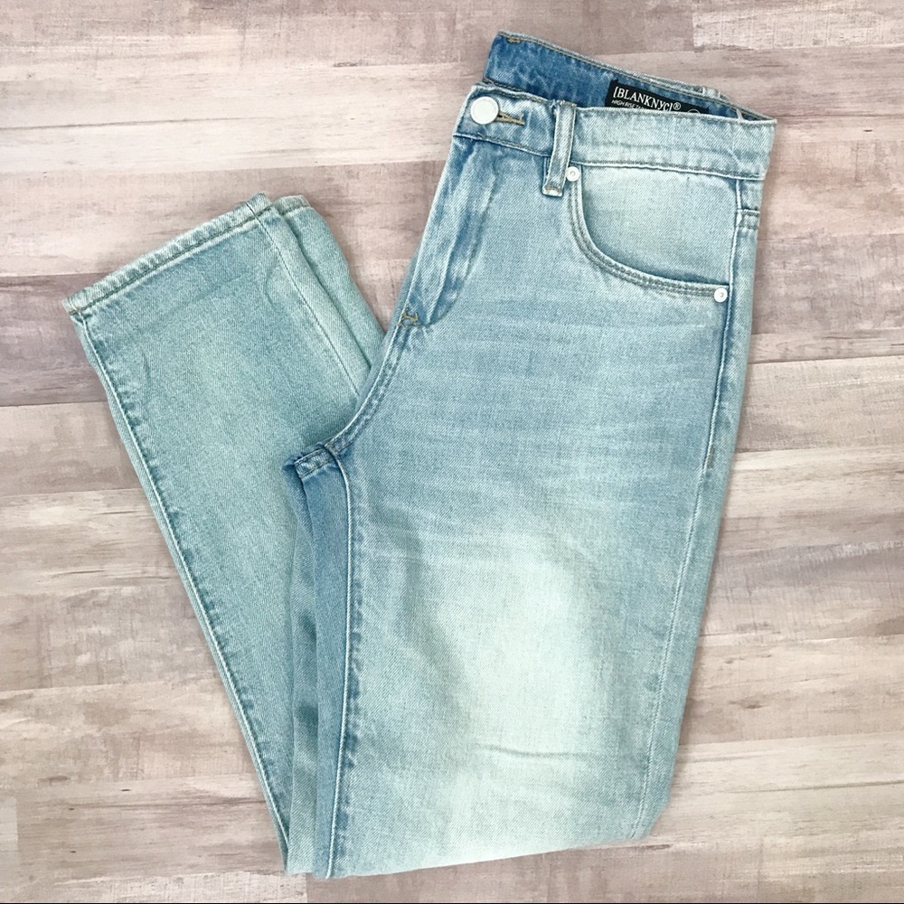 BlankNYC High Rise Tapered Leg Jeans Size 26